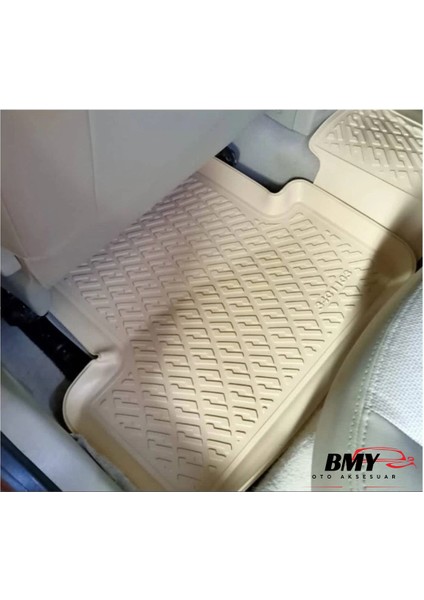 Rizline Buick Regal 2018-2020 Ile Uyumlu 3D Havuzlu Paspas Bej modelleri