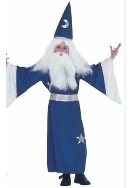 Sihirbaz Çocuk Büyücü Kostüm( 5-7 Yaş