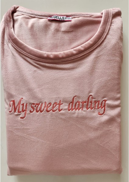 Kadife Battal Beden Anne Pijama Takımı 224 fiyatları