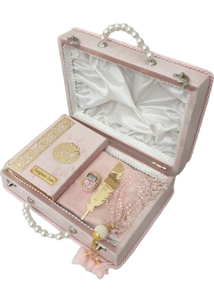 Gelin Bohçası Çeyizlik Çanta Boy Kuranı Kerim modelleri