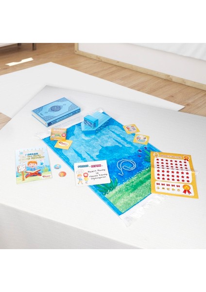 Dini Hediye Dinimi Öğreniyorum Seti - (Mavi)