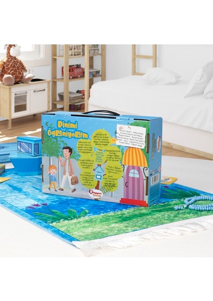 Dini Hediye Dinimi Öğreniyorum Seti - (Mavi)
