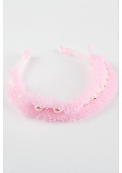 Gül Tüllü Inci Taşlı Çocuk Taç fiyatları