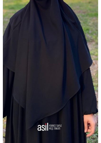 Sufle Takımı Siyah Renk