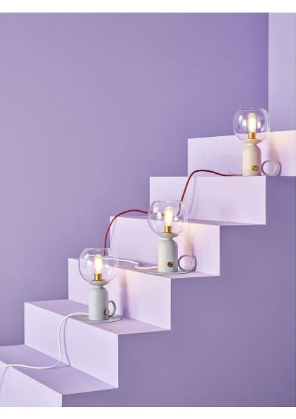 Abajur, Açık Gri, 24 cm fırsatları