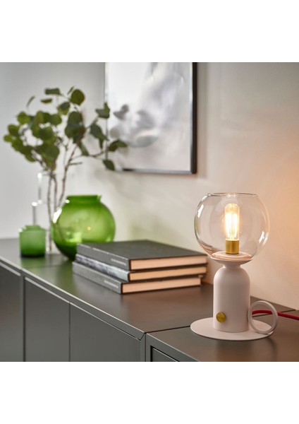 Abajur, Açık Pembe, 24 cm modelleri