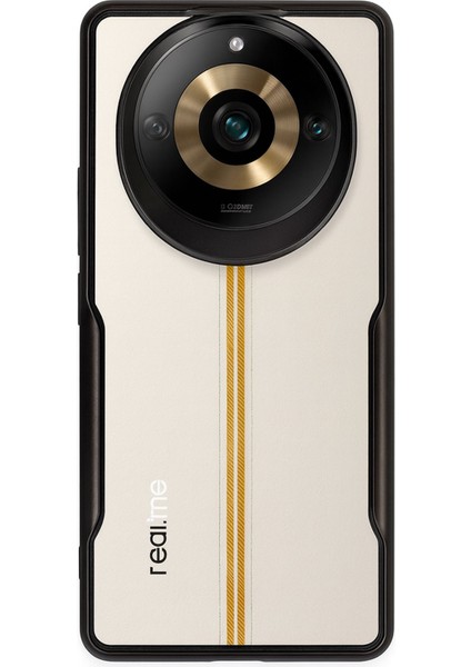 Realme 11 Pro / 11 Pro Plus Kılıf Darbe Önleyici Kenar Renkli Silikon Kapak