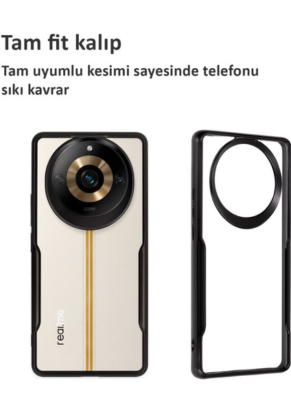 Realme 11 Pro / 11 Pro Plus Kılıf Darbe Önleyici Kenar Renkli Silikon Kapak fırsatları