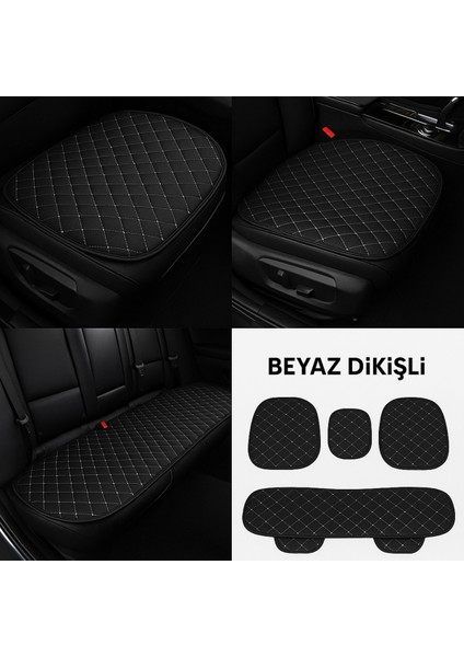 Siyah Deri Koltuk Minderi, Terletmez, Şık ve Konforlu Tasarım fırsatları