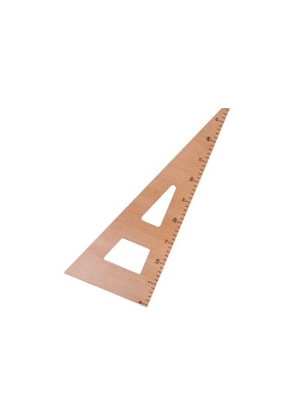 Üçgen Riga Cetvel 45 cm