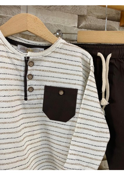 Minizoo Baby Dokuma Pantolonlu Erkek Çocuk Takım fırsatları