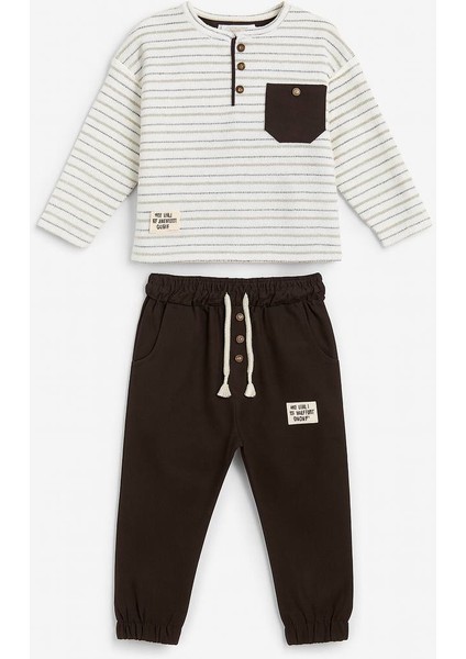 Minizoo Baby Dokuma Pantolonlu Erkek Çocuk Takım indirimleri