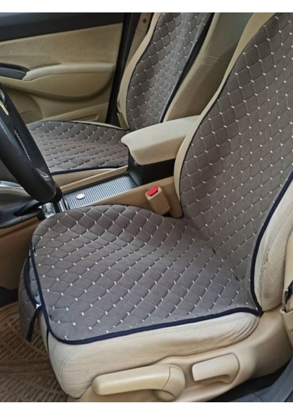 Şık Siyah Beyaz 2'li Koltuk Minderi, Uyumlu ve Rahat Kullanım Sağlar.