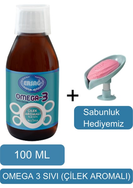 Omega 3 Sıvı (Çilek Aromalı Balık Yağ) Gıda Takviyesi-Sabunluk Hediyemiz 2011-11