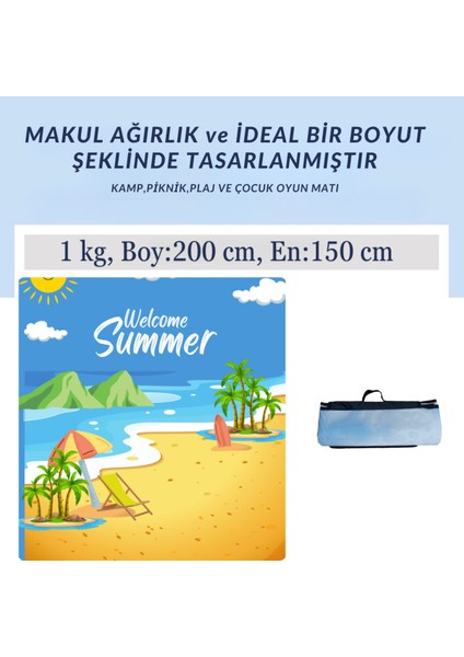 Renkli Çocuk Plaj Matı ve Minder, Rahat Kullanım, Kum Tutmayan Tasarım fiyatları