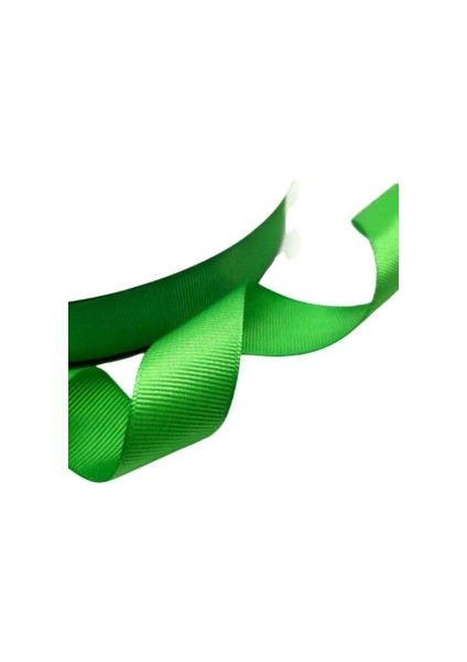 Grogren Kurdele 1 cm 10 Metre Yeşil