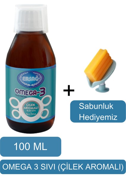 Omega 3 Sıvı (Çilek Aromalı Balık Yağ) Gıda Takviyesi-Sabunluk Hediyemiz 2011-05