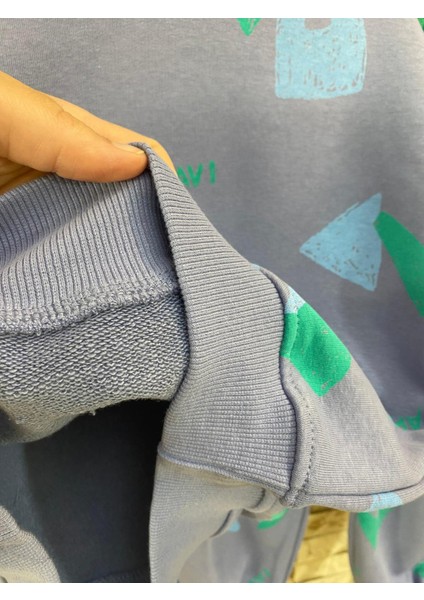 Lacıel Parıs Navi Sloganlı Oversıze Kız Çocuk Takım modelleri