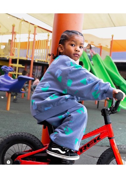 Lacıel Parıs Navi Sloganlı Oversıze Kız Çocuk Takım fırsatları