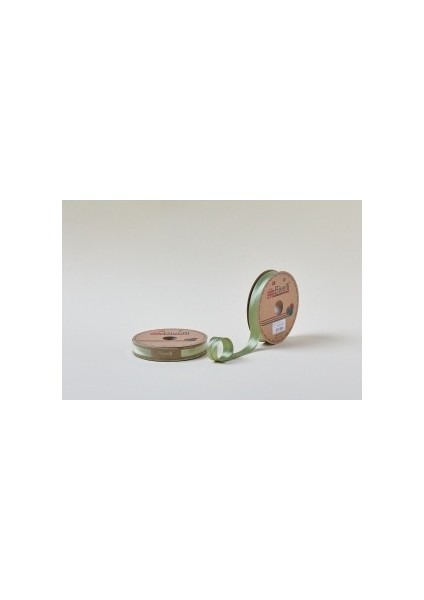 Biye Saten Katlı 017 Ceviz Yeşili 2 cm 25 Metre Polyester