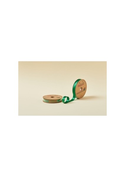 Biye Saten Katlı 093 Koyu Yeşil 2 cm 25 Metre Polyester