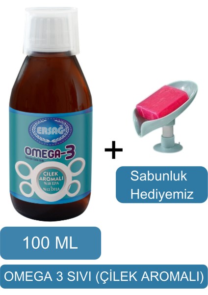 Omega 3 Sıvı (Çilek Aromalı Balık Yağ) Gıda Takviyesi-Sabunluk Hediyemiz 2011-09