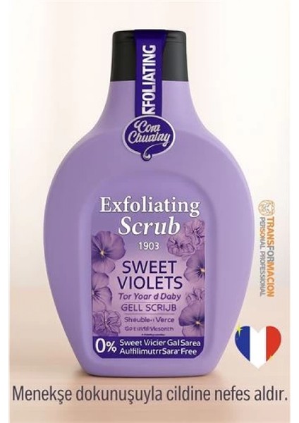Modacar Sweet Violets Vücut Peelingi 500 ml - Peeling Jel – 1903 Serisi, 0% Sülfat Vücut Scrubı fiyatları