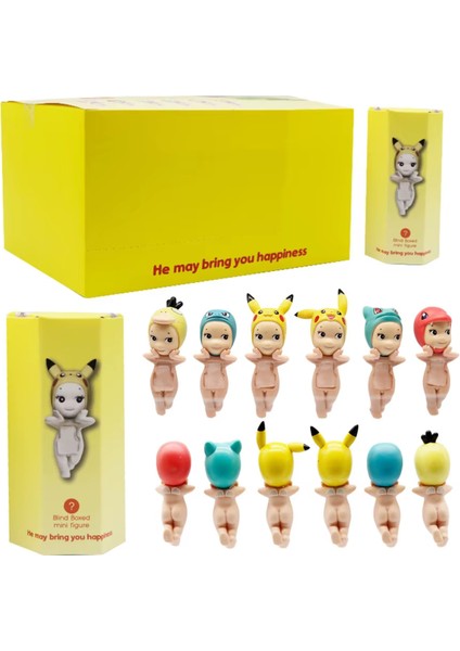 Sonny Angels Hippers Sürpriz Pokemın Serisi Figürü (Rastgele 1 Model Gönderilir) Blind Box