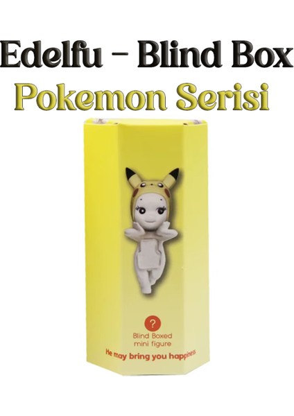 Sonny Angels Hippers Sürpriz Pokemın Serisi Figürü (Rastgele 1 Model Gönderilir) Blind Box modelleri