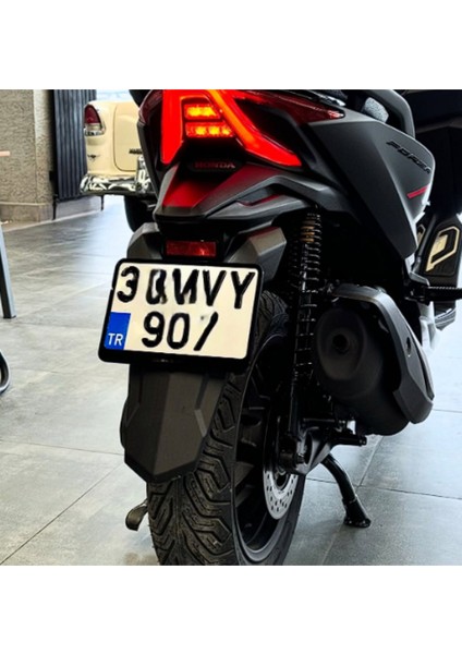 Siyah Pleksi Boş Motor Plakalık modelleri