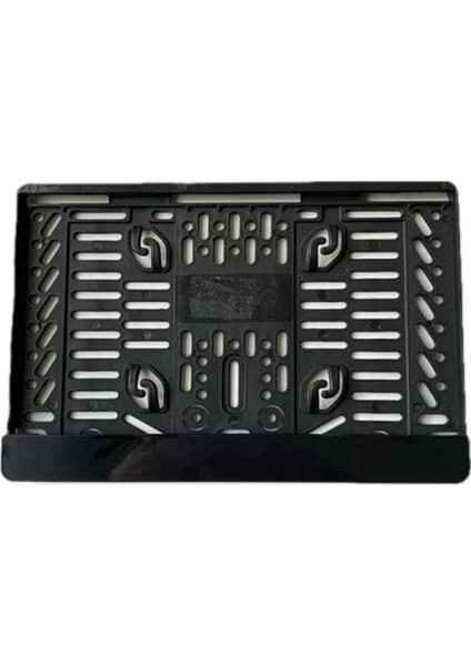 Siyah Pleksi Boş Motor Plakalık