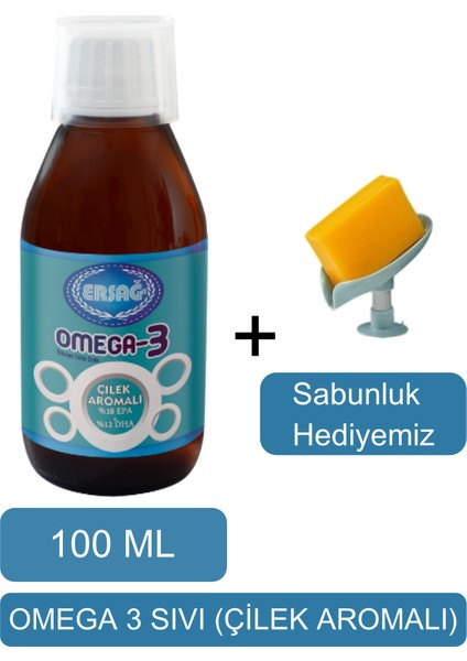 Omega 3 Sıvı (Çilek Aromalı Balık Yağ) Gıda Takviyesi-Sabunluk Hediyemiz 2011-10