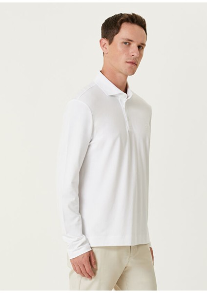 Beymenclub Comfort Fit Beyaz Polo Sweatshirt fırsatları