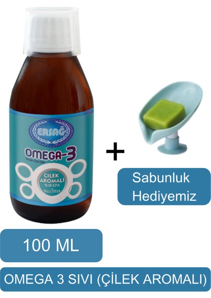 Omega 3 Sıvı (Çilek Aromalı Balık Yağ) Gıda Takviyesi-Sabunluk Hediyemiz 2011-04