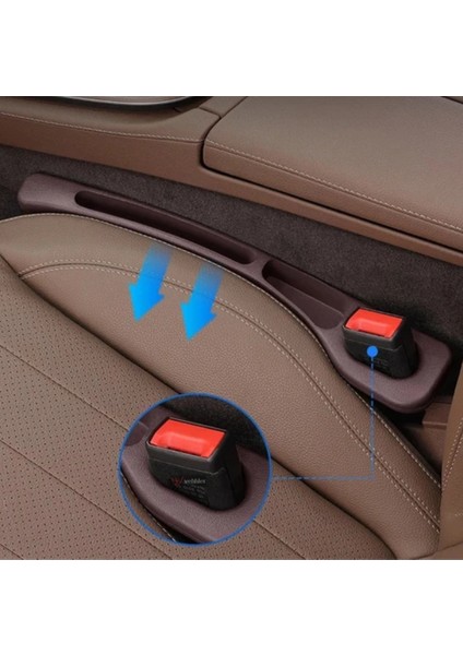 Fiat 500 2007-2008-2009-2010-2011-2012-2013 Koltuk Arası Düşme Engelleyici Sol Taraf Siyah