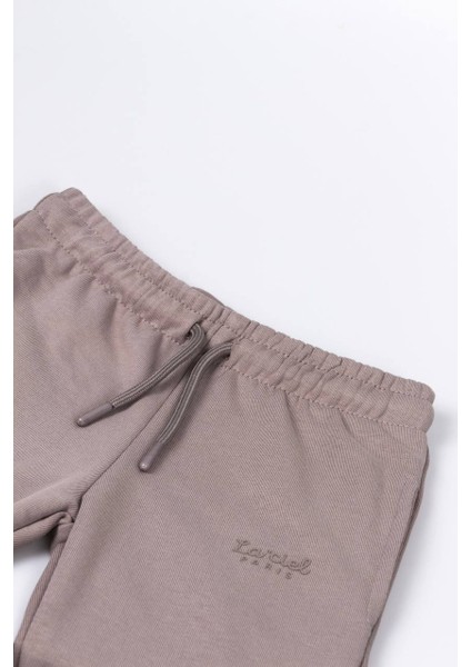 Lacıel Parıs Dik Yaka Kabartma Logolu Çocuk Takım