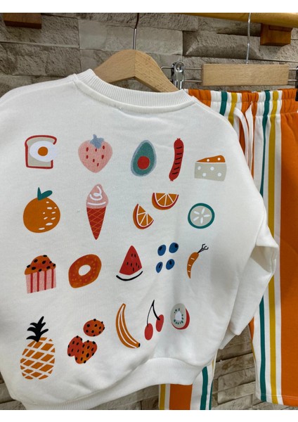 Lacıel Parıs Orenge Fruıts Grafiti Çocuk Takım modelleri