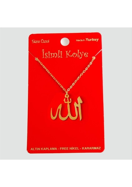Allah Yazılı Uçlu Kolye modelleri