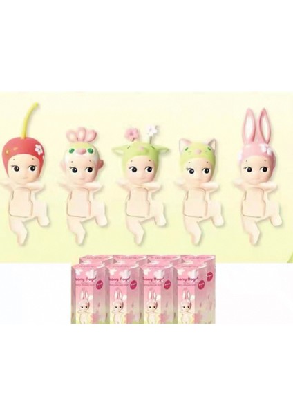 Sonny Angel Hippers Serisi (Rastgele 1 Model Gönderilir) Calico Cat, Peacock, Goat, Cherry ve Rabbit modelleri