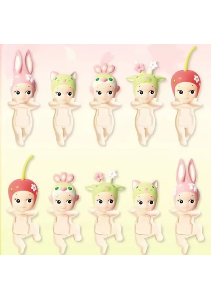 Sonny Angel Hippers Serisi (Rastgele 1 Model Gönderilir) Calico Cat, Peacock, Goat, Cherry ve Rabbit fırsatları