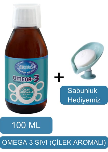 Omega 3 Sıvı (Çilek Aromalı Balık Yağ) Gıda Takviyesi-Sabunluk Hediyemiz 2011-07