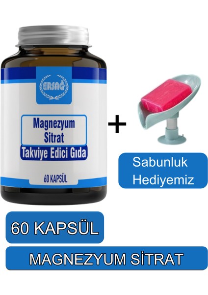 Magnezyum Sitrat Takviye Edici Gıda - Sabunluk Hediyemiz 2097-35