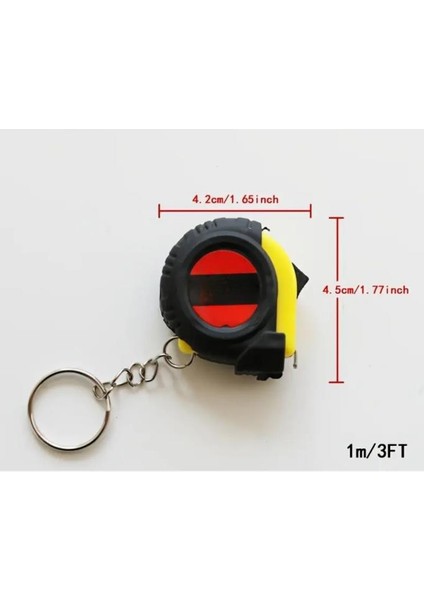 2 Adet Mini Metre Anahtarlık 1 Metre Şerit Metre Mini Cep Boy fiyatları