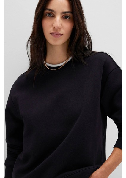 Bisiklet Yaka Siyah Sweatshirt 1S10435-900 fiyatları