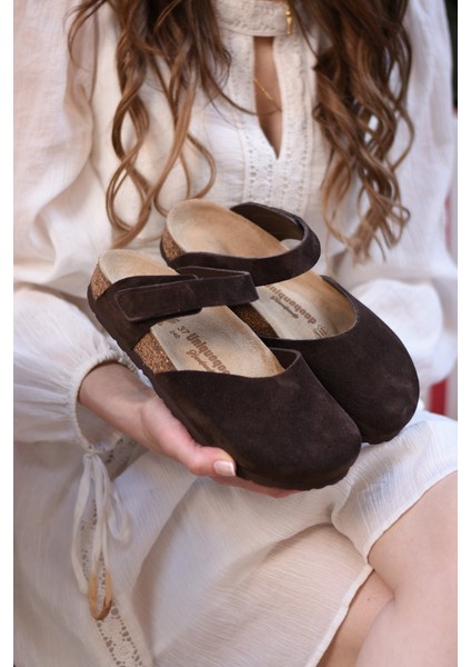 Lugano Hakiki Deri Mantar Taban Ortopedik Terlik fiyatları