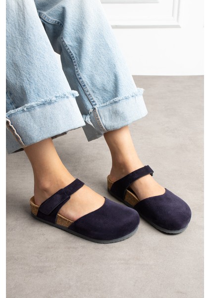 Lugano Hakiki Deri Mantar Taban Ortopedik Terlik fırsatları