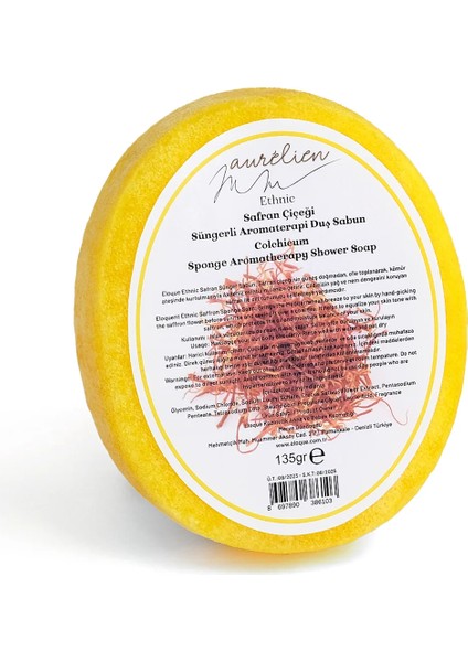 Safran Sünger Duş Sabun – Ethnic 123 G | El-Yüz-Vücut, Günlük Bakım