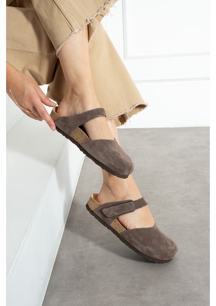 Lugano Hakiki Deri Mantar Taban Ortopedik Terlik fiyatları