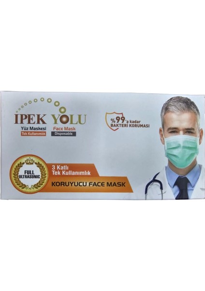 Tek Kullanımlık Maske Beyaz - 10 Kutu - 500 Adet fiyatları
