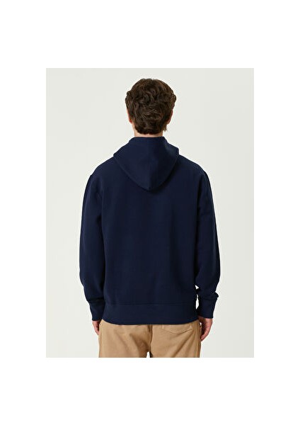 Lacivert Kapüşonlu Sweatshirt modelleri